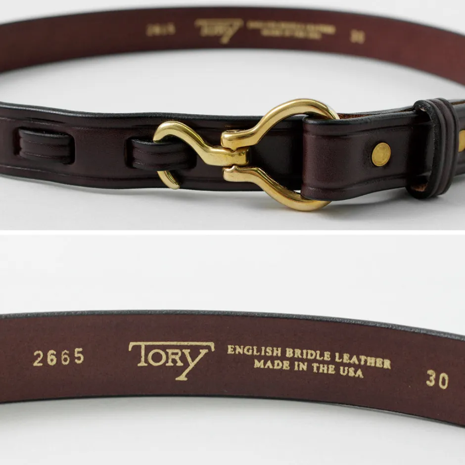 Belts^TORY LEATHER / 1-inch Bridle Leather Mini Hoof Pick Belt