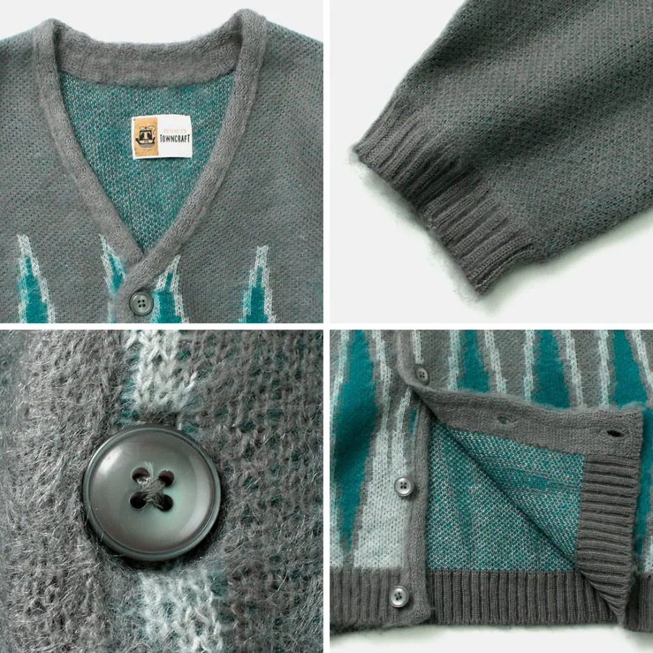 Cardigans^TOWN CRAFT / Vintage Pattern Shaggy Cardigan
