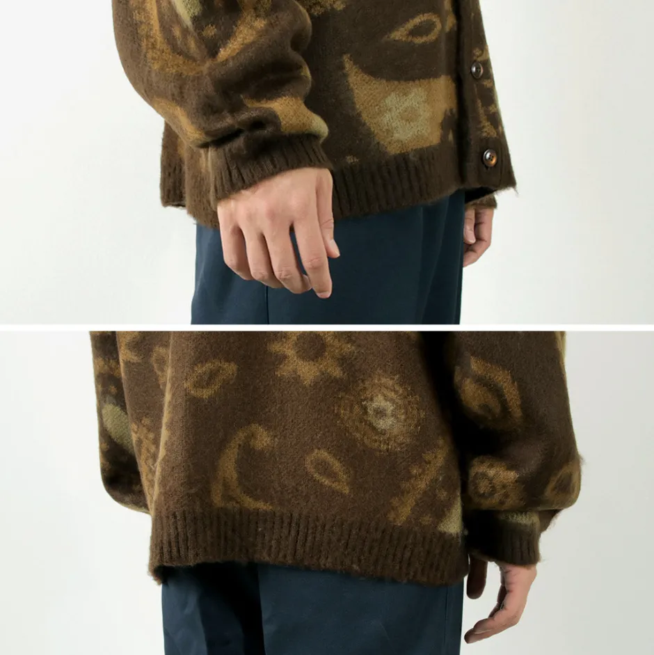 Cardigans^TOWN CRAFT / Vintage Pattern Shaggy Cardigan