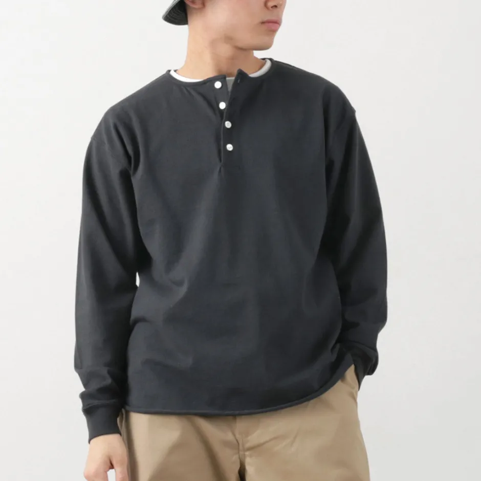 T-Shirts^TOWN TOPIC / Ankle Henley L/S Tee