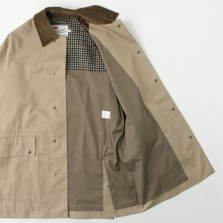 Coats^TRADITIONAL WEATHERWEAR / High Density Fabric Corduroy Collar Coat
