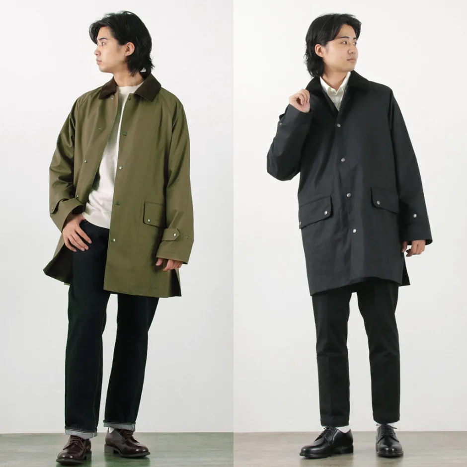 Coats^TRADITIONAL WEATHERWEAR / High Density Fabric Corduroy Collar Coat
