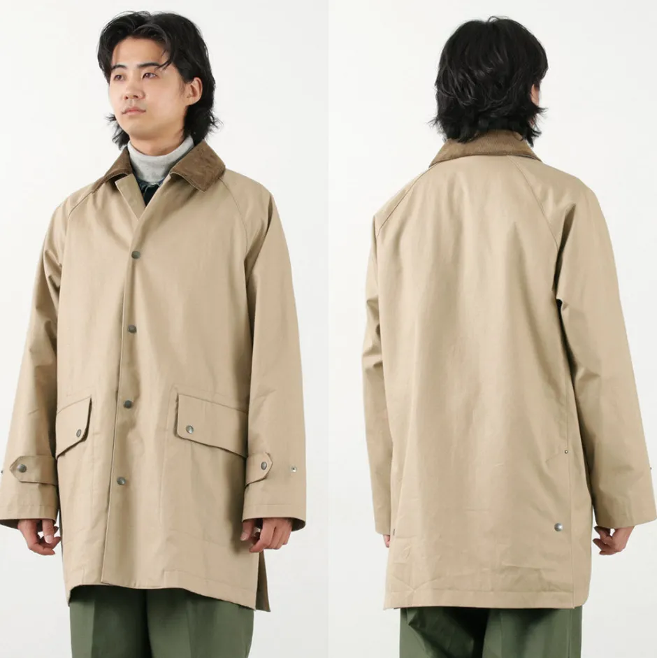 Coats^TRADITIONAL WEATHERWEAR / High Density Fabric Corduroy Collar Coat