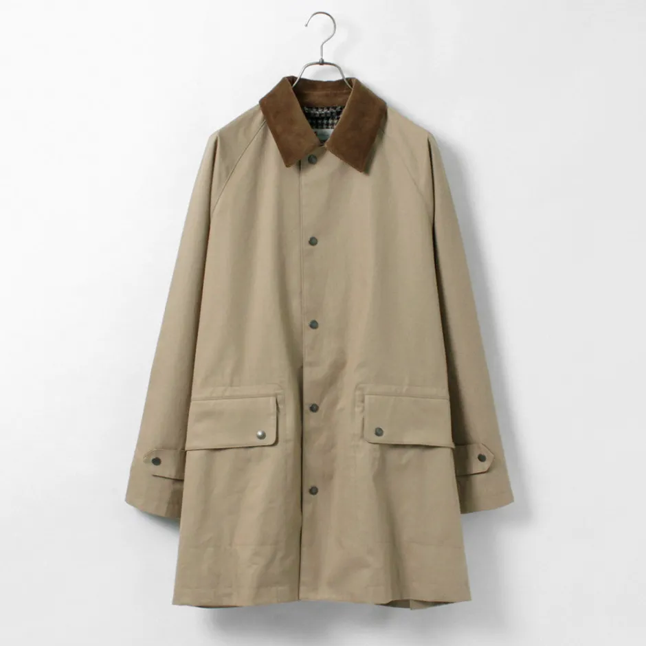 Coats^TRADITIONAL WEATHERWEAR / High Density Fabric Corduroy Collar Coat