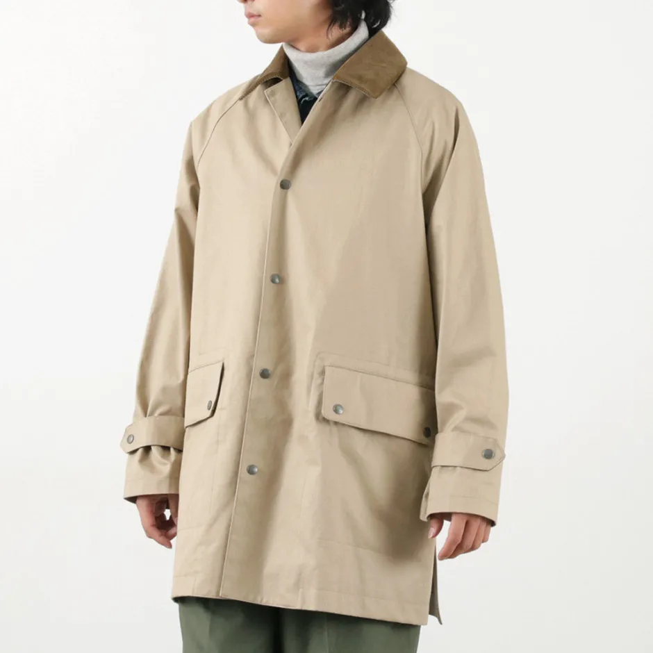 Coats^TRADITIONAL WEATHERWEAR / High Density Fabric Corduroy Collar Coat