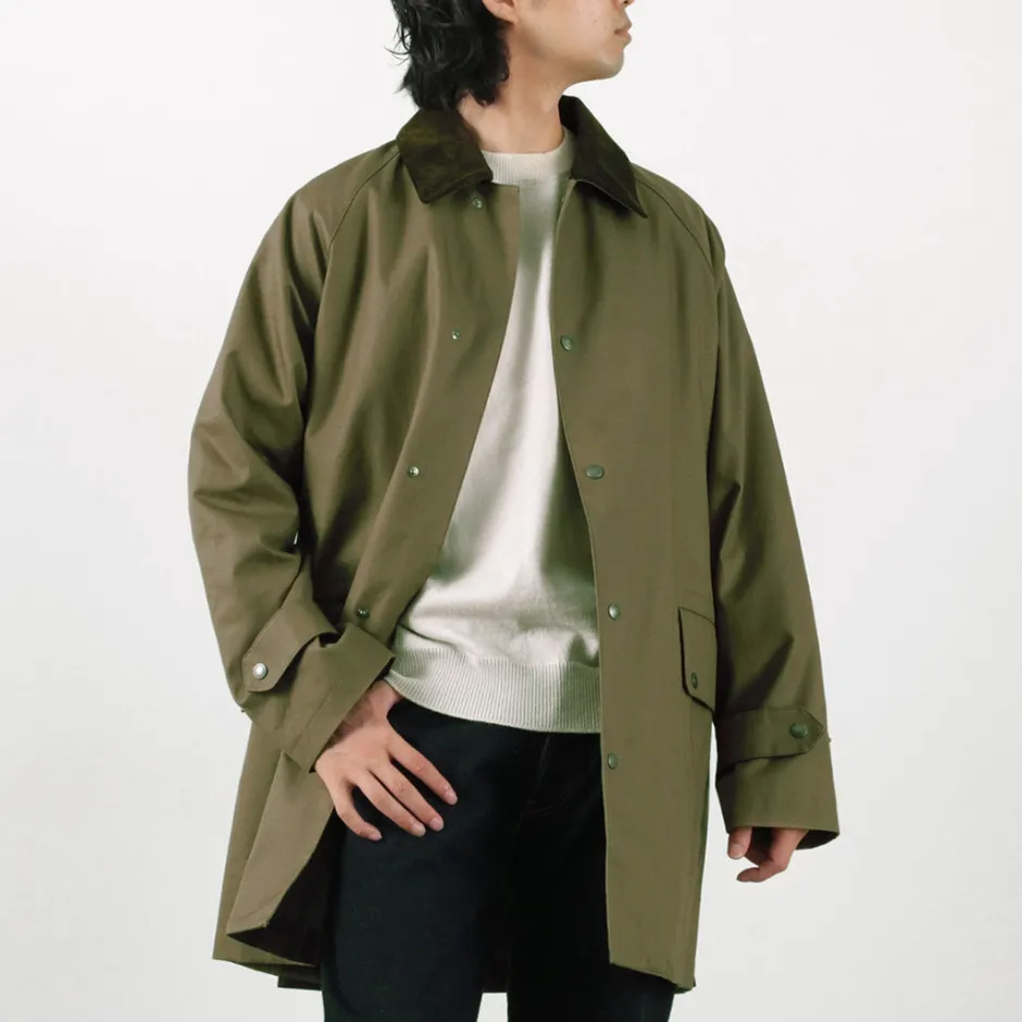 Coats^TRADITIONAL WEATHERWEAR / High Density Fabric Corduroy Collar Coat