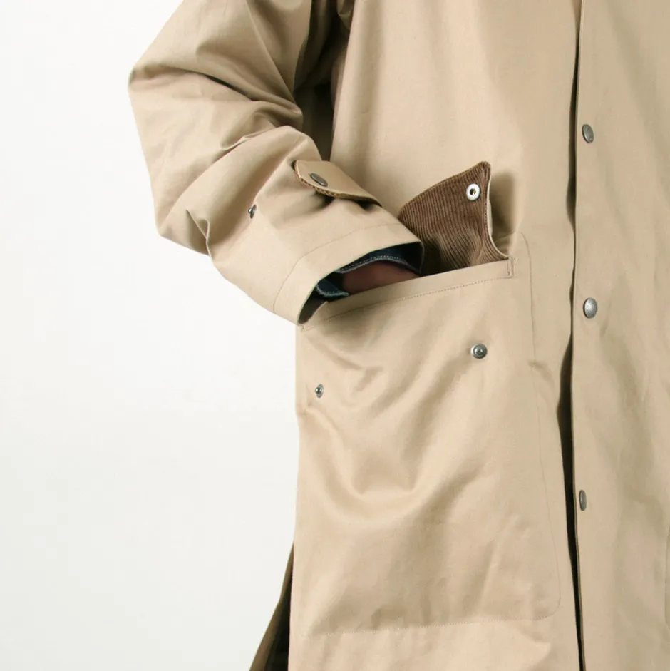 Coats^TRADITIONAL WEATHERWEAR / High Density Fabric Corduroy Collar Coat