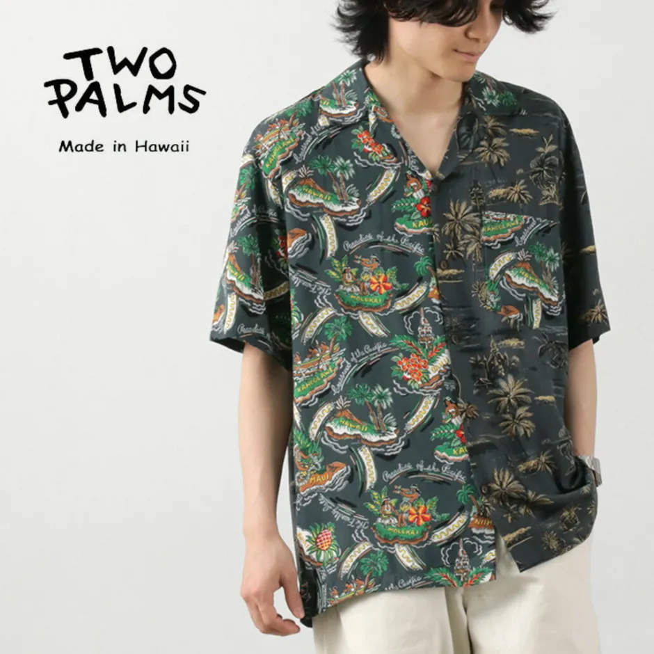 Shirts^TWO PALMS / Hawaiian Shirt Crazy Golden Vintage x Friendly Isle gray