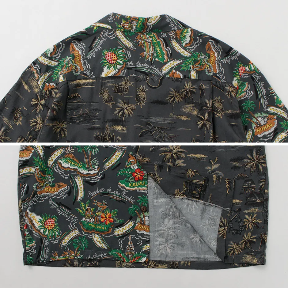 Shirts^TWO PALMS / Hawaiian Shirt Crazy Golden Vintage x Friendly Isle gray