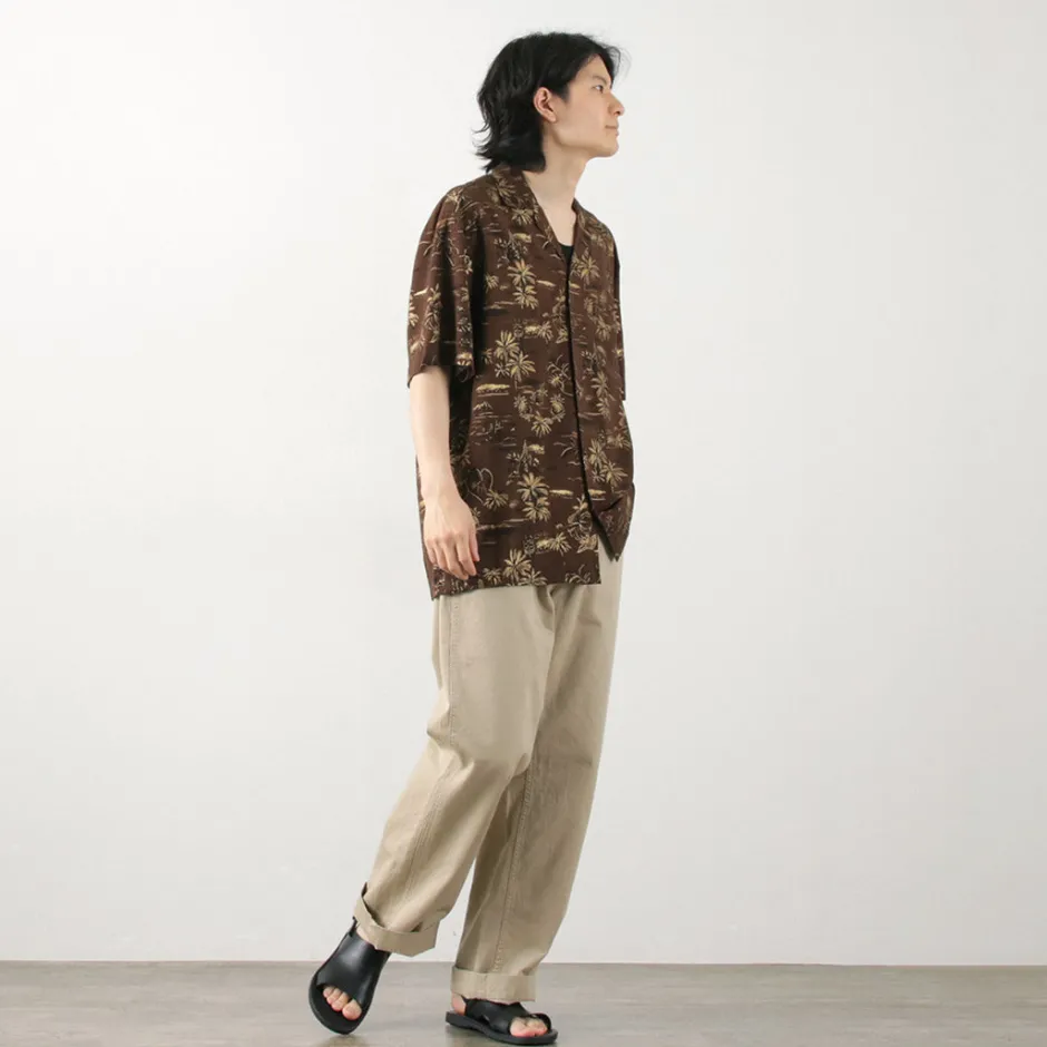 Shirts^TWO PALMS / Hawaiian shirt Golden Vintage brown