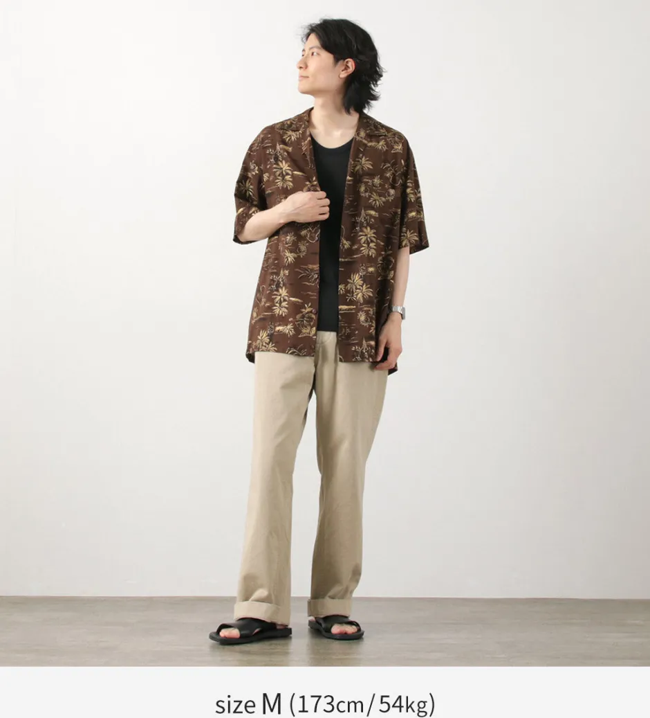 Shirts^TWO PALMS / Hawaiian shirt Golden Vintage brown