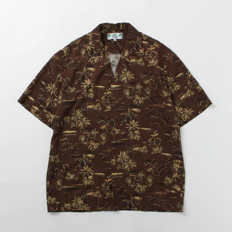 Shirts^TWO PALMS / Hawaiian shirt Golden Vintage brown