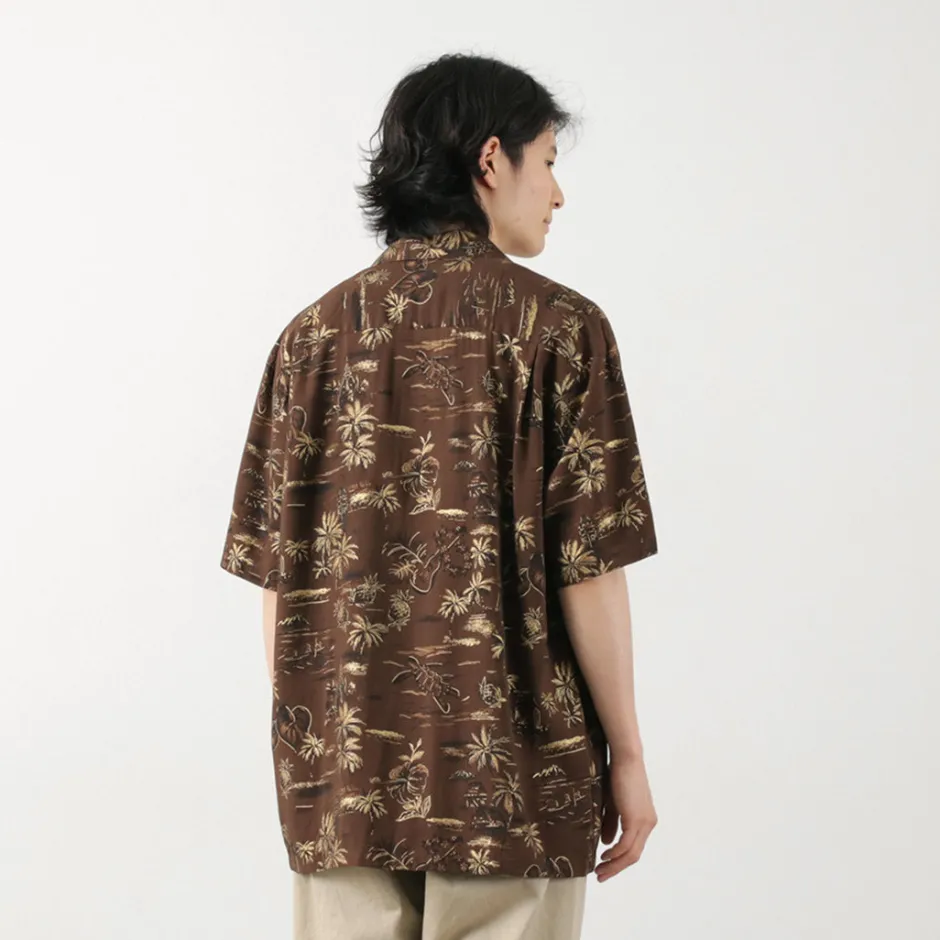 Shirts^TWO PALMS / Hawaiian shirt Golden Vintage brown