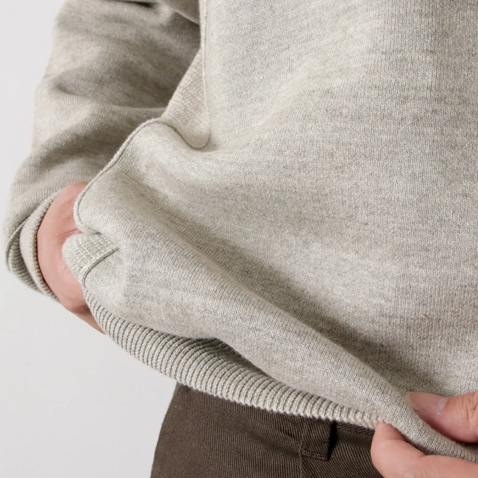 Knits^UNDYED / Knit Double Face Trim Crew Colored Organic Cotton