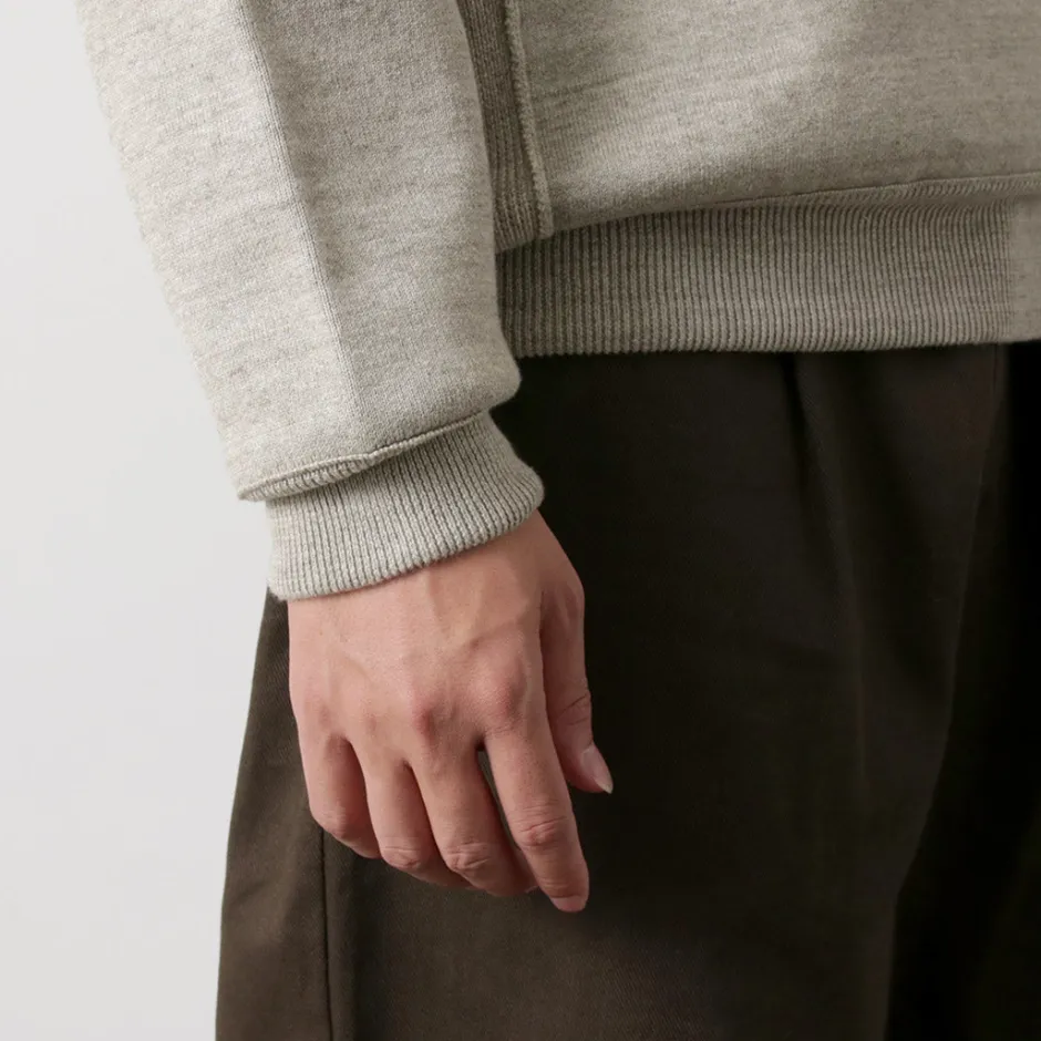 Knits^UNDYED / Knit Double Face Trim Crew Colored Organic Cotton