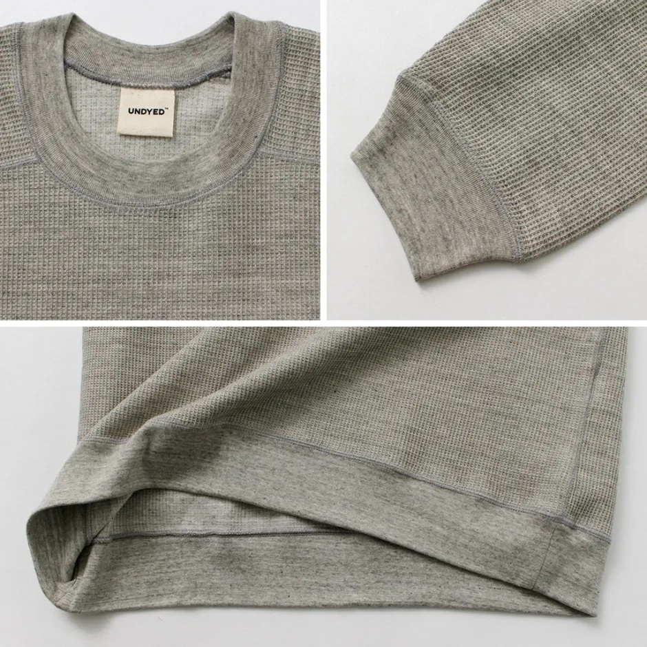Sweatshirts | T-Shirts^UNDYED / Waffle Sweatshirt Colored Organic Cotton
