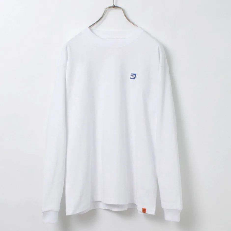 T-Shirts^UNIVERSAL OVERALL / Postman Logo Long Sleeve Tee white