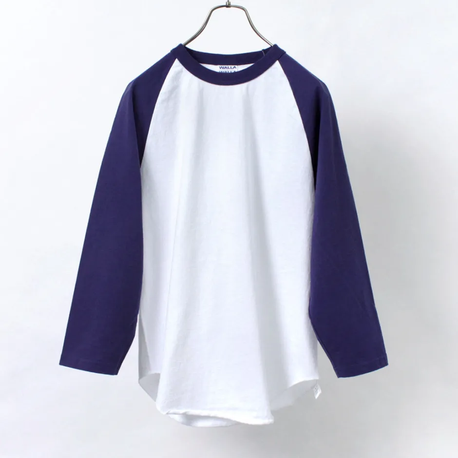 T-Shirts^WALLA WALLA SPORT / 7/10 Sleeve 2 Tone Baseball T-Shirt