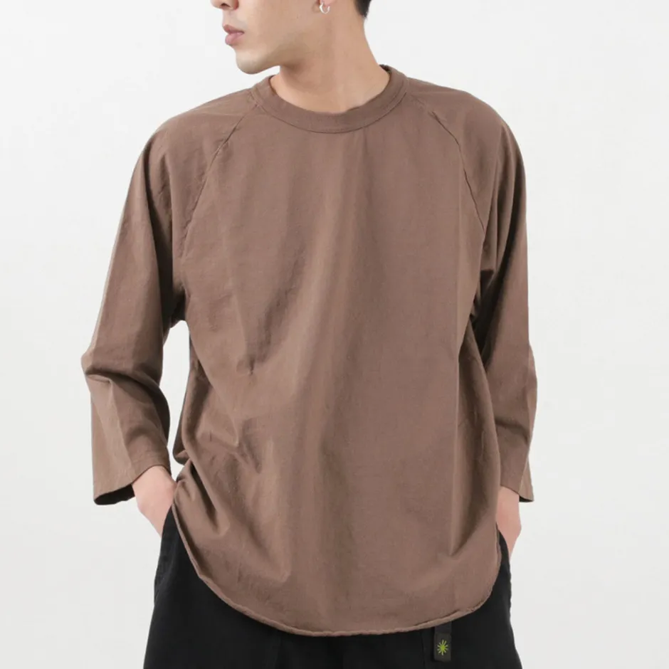 T-Shirts^WALLA WALLA SPORT / Three quarter sleeves Baseball T-Shirt Solid