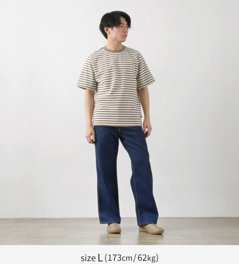T-Shirts^WAX LONDON / Dean Short Sleeve Striped T-Shirt Jolt Stripe