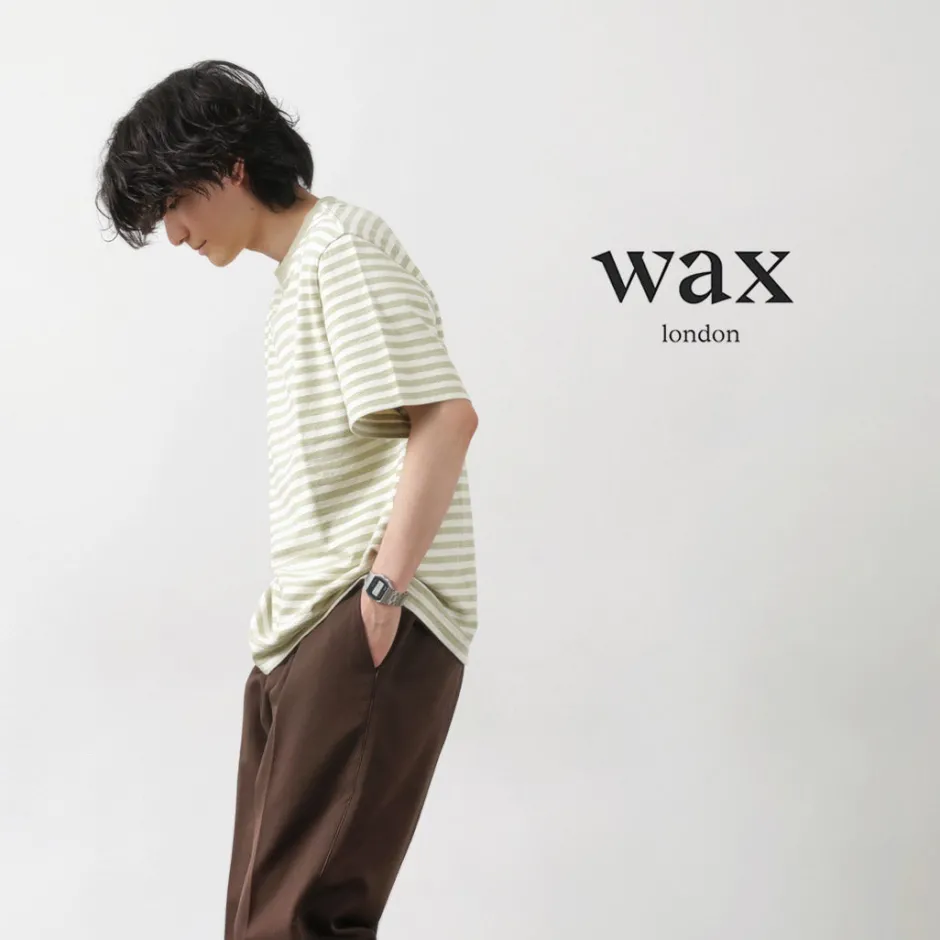 T-Shirts^WAX LONDON / Dean Short Sleeve Striped T-Shirt Jolt Stripe