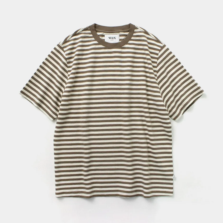 T-Shirts^WAX LONDON / Dean Short Sleeve Striped T-Shirt Jolt Stripe