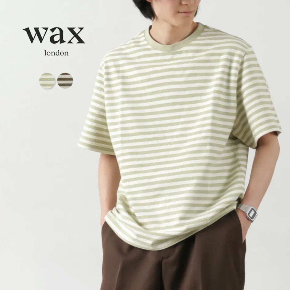 T-Shirts^WAX LONDON / Dean Short Sleeve Striped T-Shirt Jolt Stripe