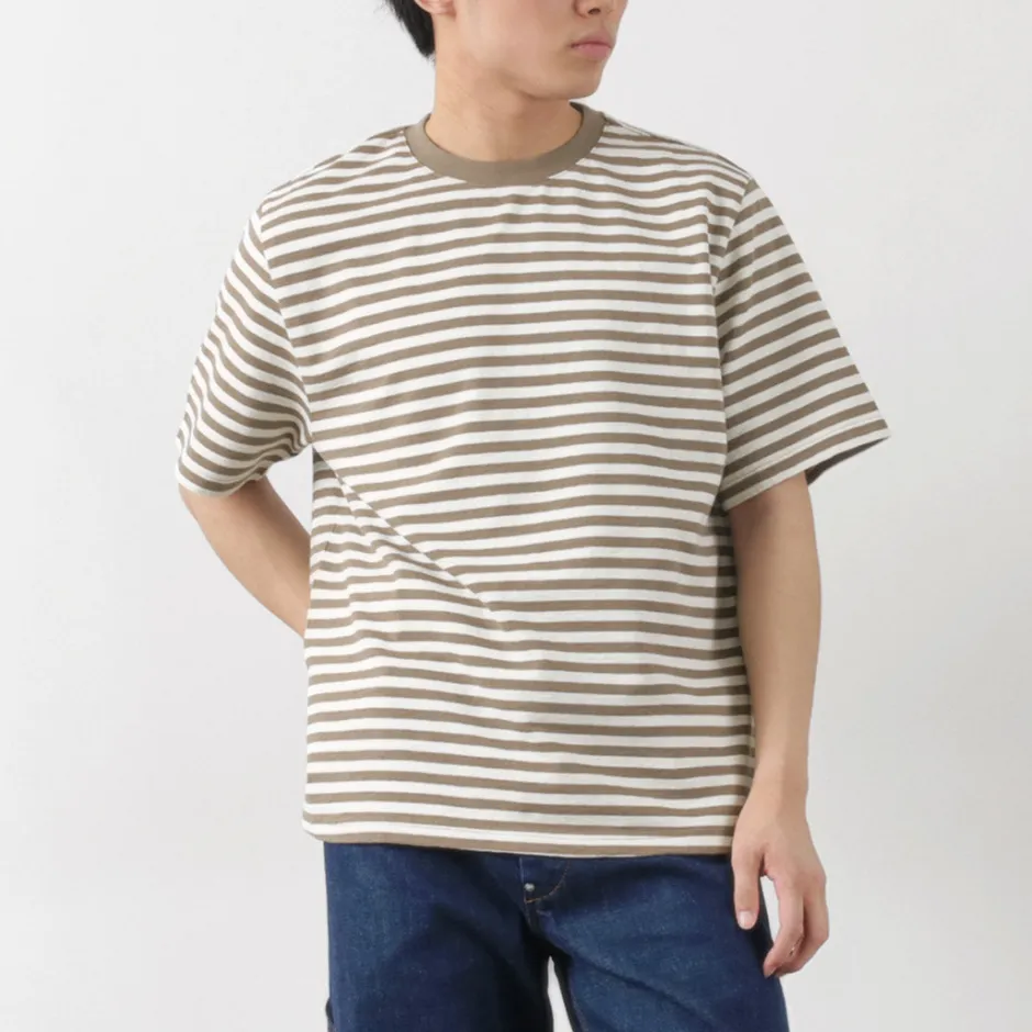 T-Shirts^WAX LONDON / Dean Short Sleeve Striped T-Shirt Jolt Stripe