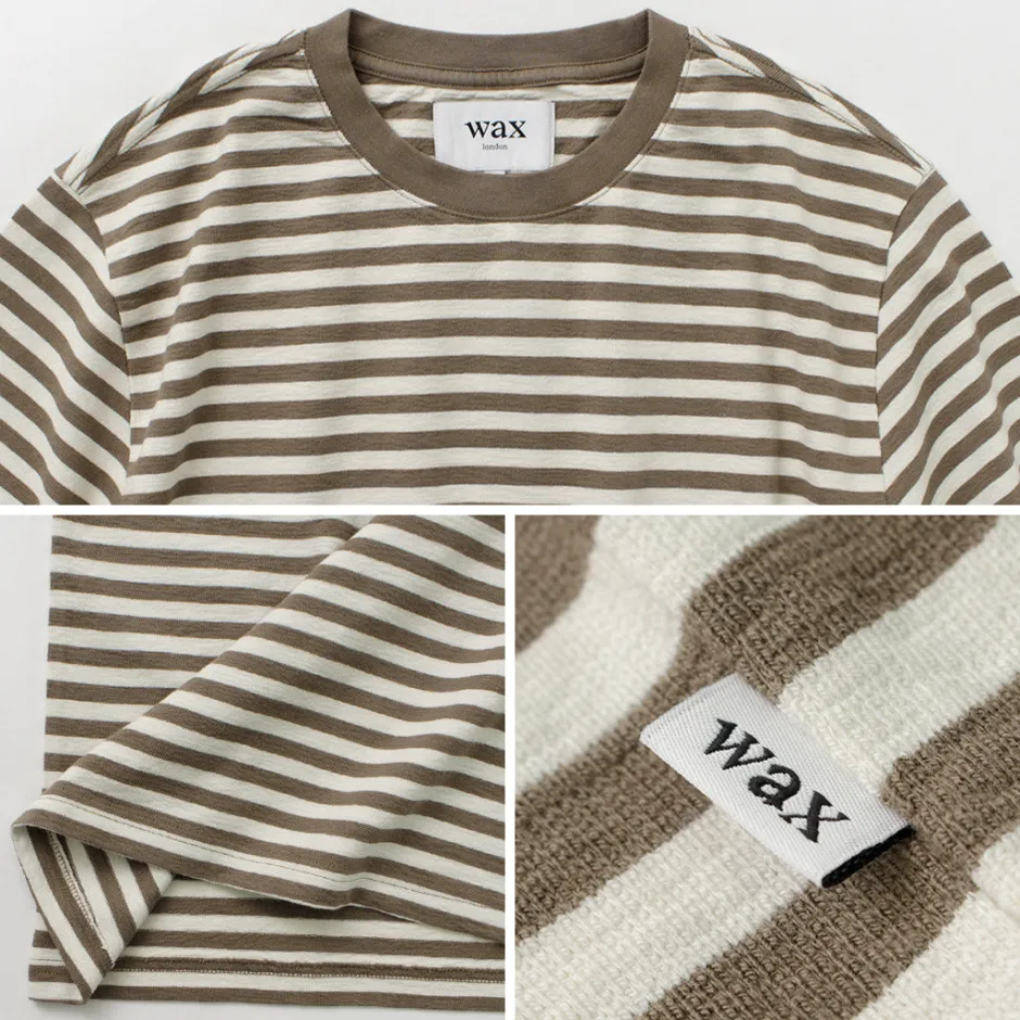 T-Shirts^WAX LONDON / Dean Short Sleeve Striped T-Shirt Jolt Stripe
