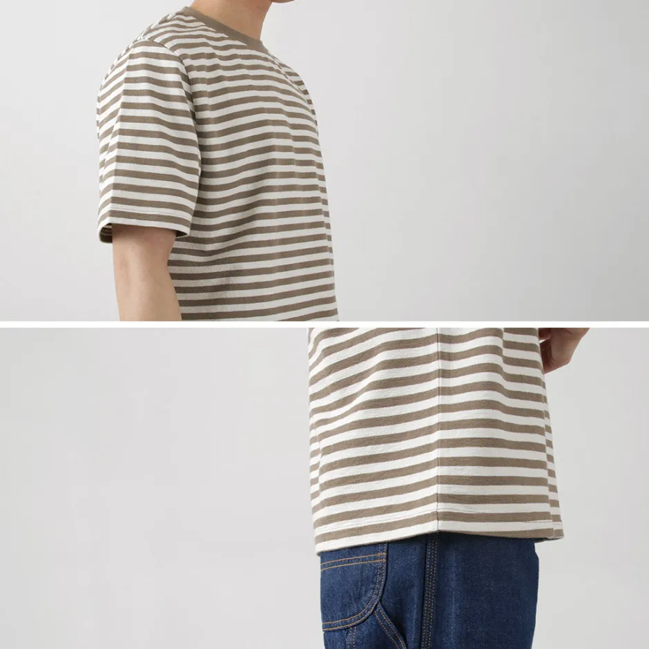 T-Shirts^WAX LONDON / Dean Short Sleeve Striped T-Shirt Jolt Stripe