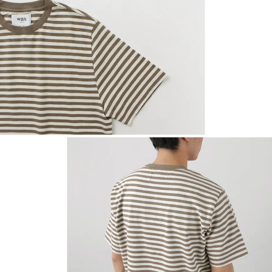 T-Shirts^WAX LONDON / Dean Short Sleeve Striped T-Shirt Jolt Stripe