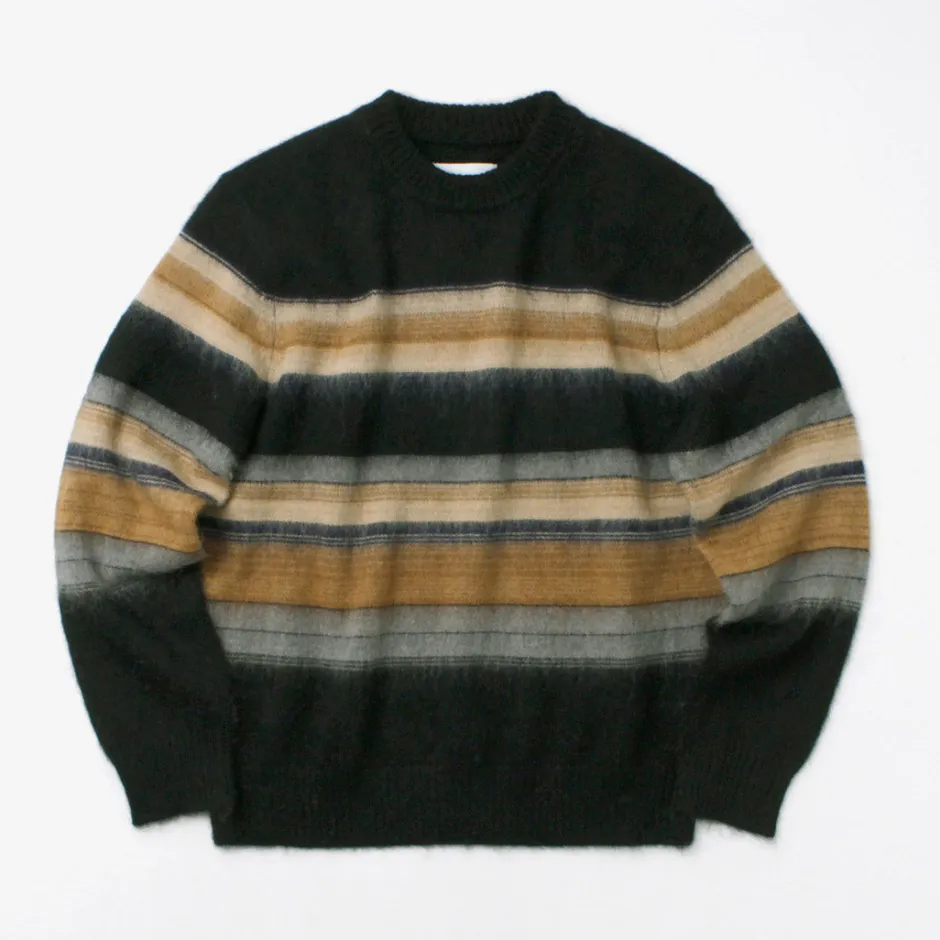 Knits^WAX LONDON / Wild Crew Knit Blush Stripe black