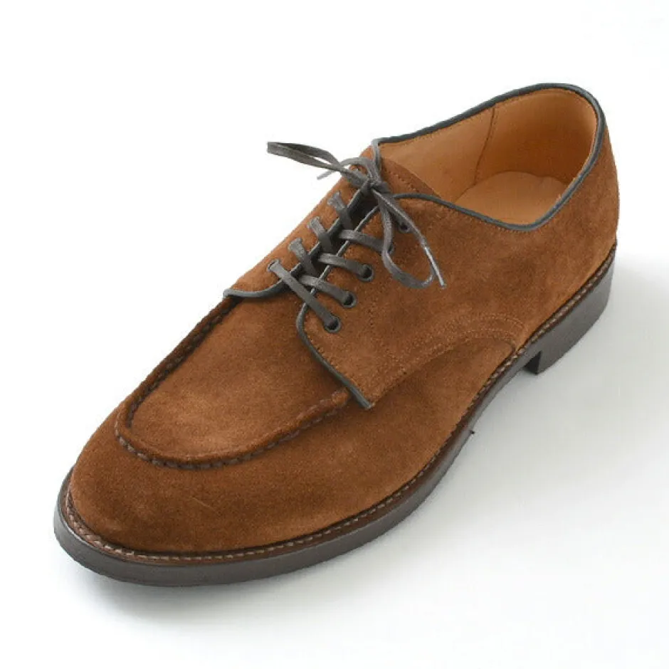 Leather Shoes & Boots^WHEELROBE / 15078S Heavy Stitching Moc Toe Suede Shoes