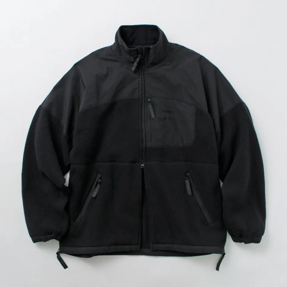 Jackets^WHITE MOUNTAINEERING / WILD THINGS Collaboration Fleece Jacket black