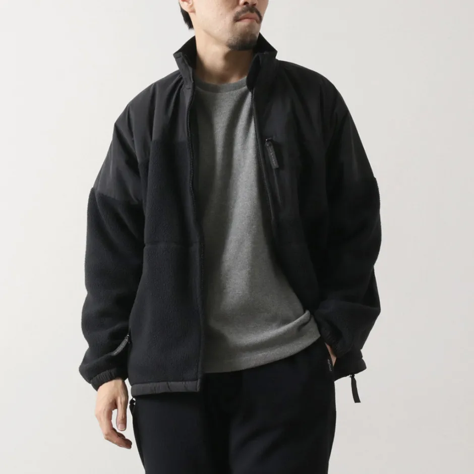 Jackets^WHITE MOUNTAINEERING / WILD THINGS Collaboration Fleece Jacket black