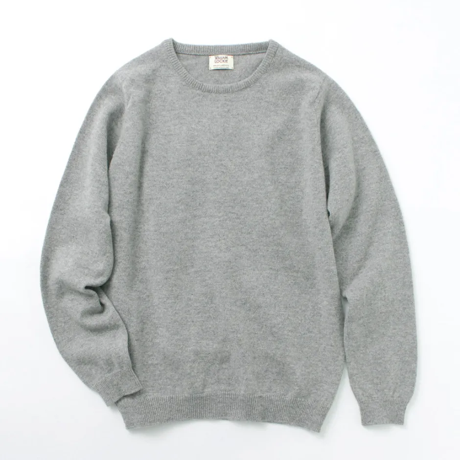 Knits^WILLIAM LOCKIE / Lambswool crew neck knit