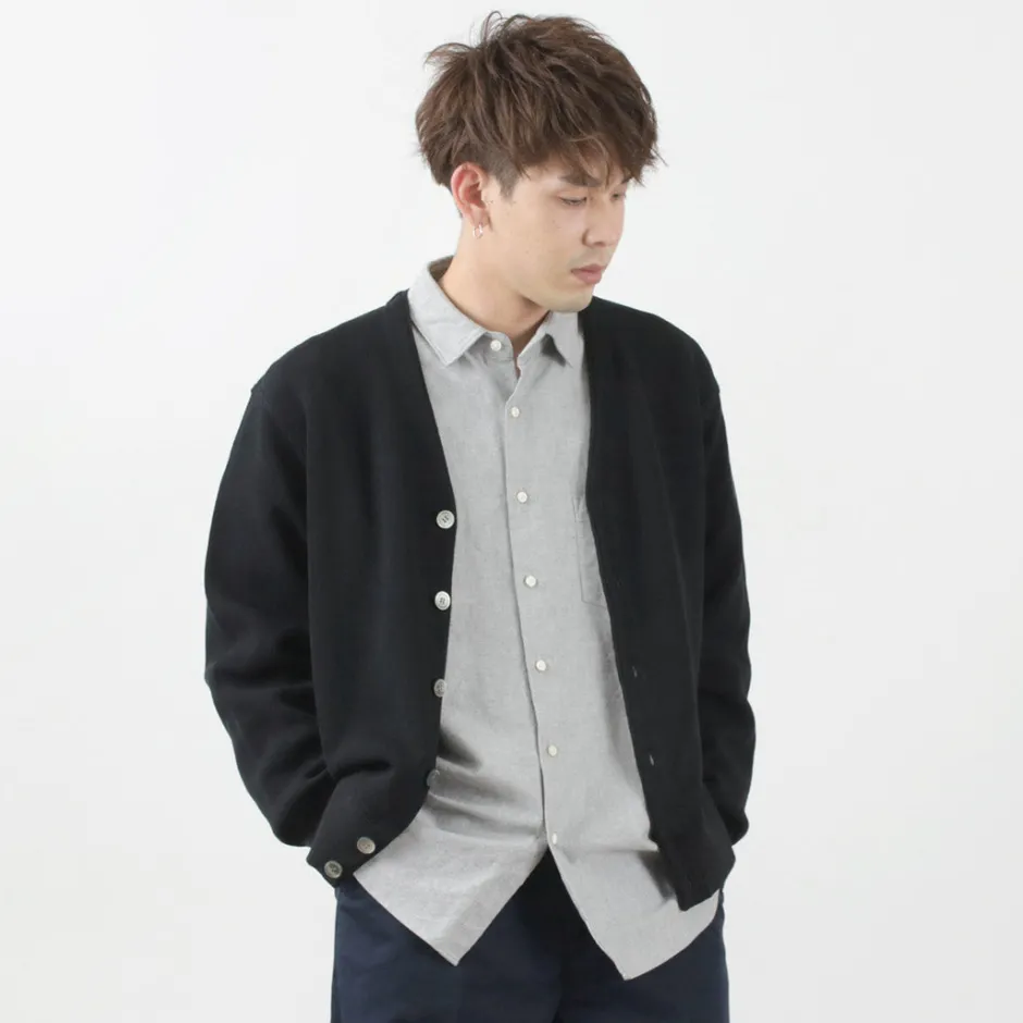 Cardigans^YONETOMI NEW BASIC / Gima Cotton Cardigan