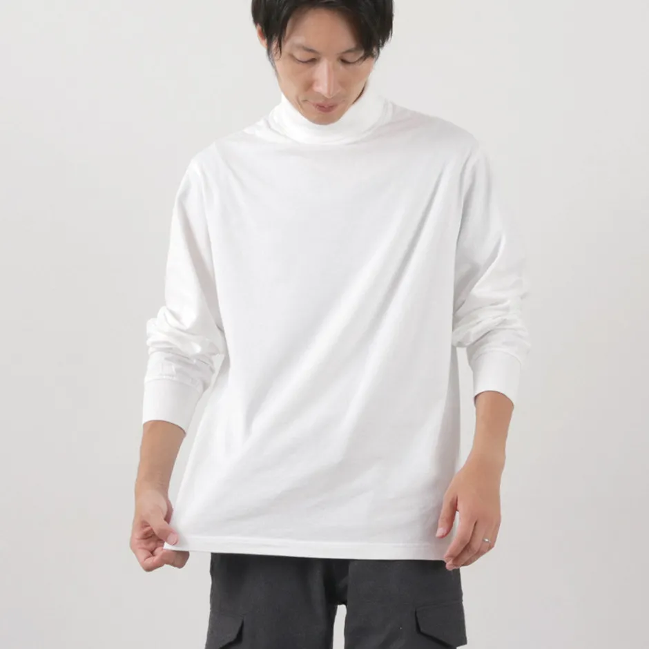T-Shirts^YONETOMI NEW BASIC / NEW BASIC GARMENT DYE T-SHIRT TURTLE NECK