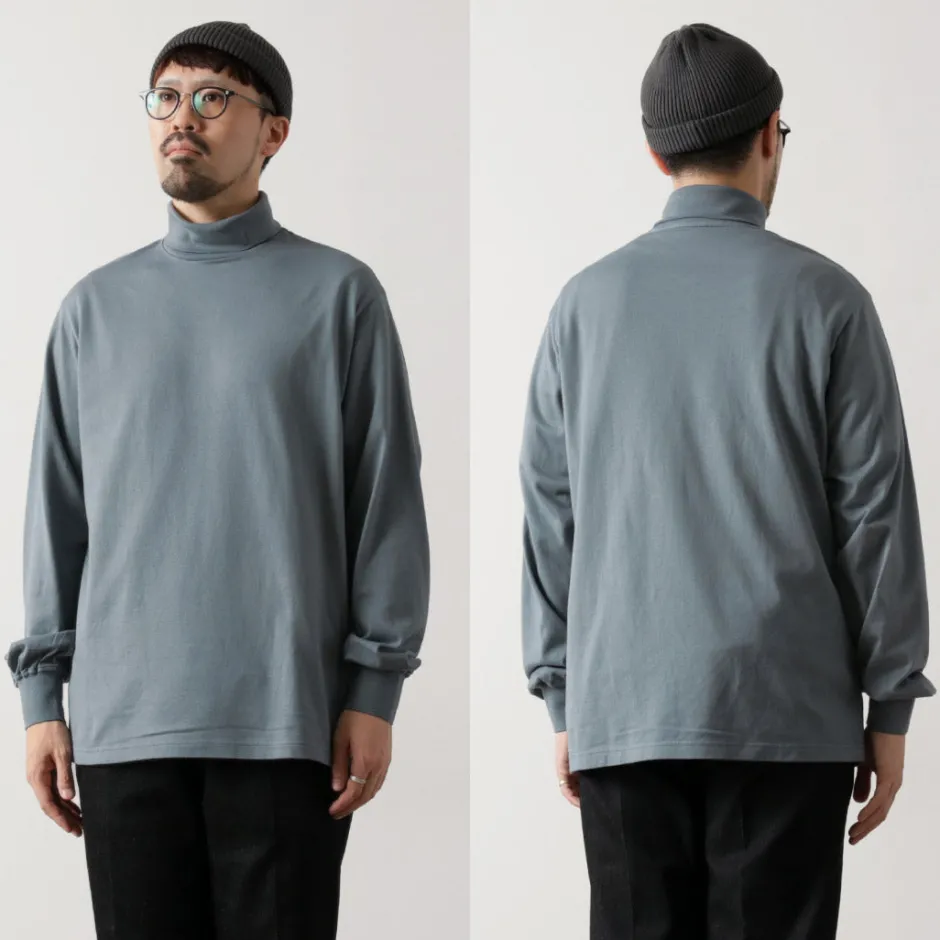 T-Shirts^YONETOMI NEW BASIC / NEW BASIC GARMENT DYE T-SHIRT TURTLE NECK