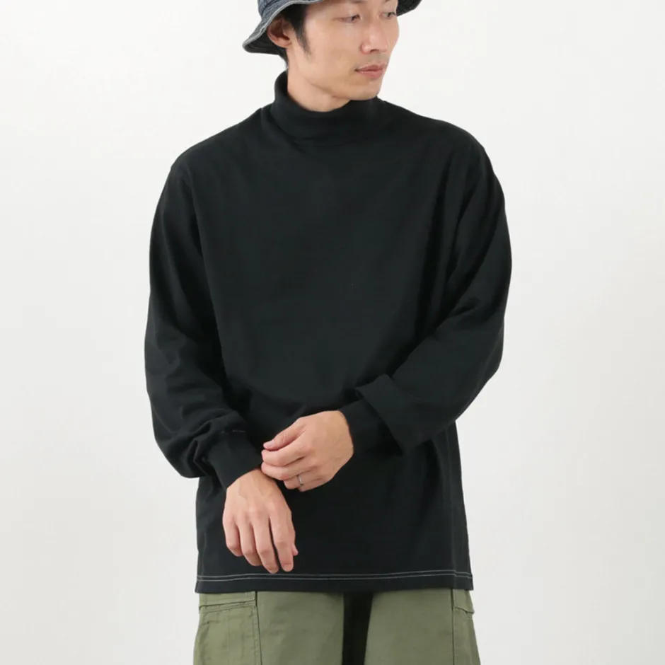 T-Shirts^YONETOMI NEW BASIC / NEW BASIC GARMENT DYE T-SHIRT TURTLE NECK