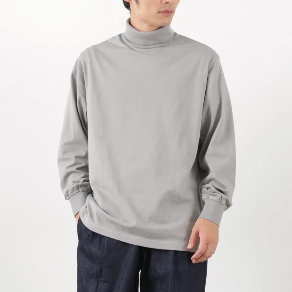 T-Shirts^YONETOMI NEW BASIC / NEW BASIC GARMENT DYE T-SHIRT TURTLE NECK
