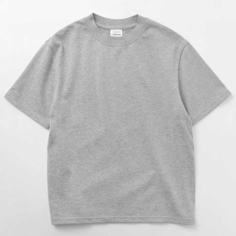 T-Shirts^YONETOMI NEW BASIC / Side Round body knitted T-shirt