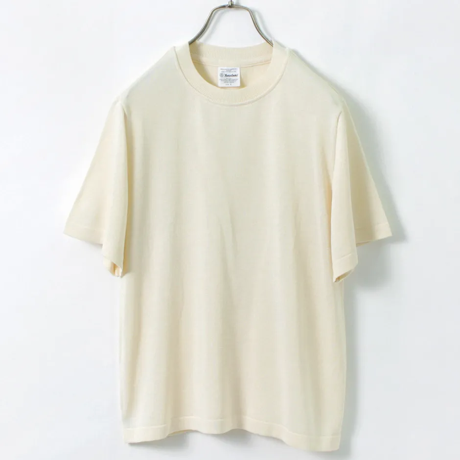 T-Shirts^YONETOMI NEW BASIC / Silk Knit T-Shirt