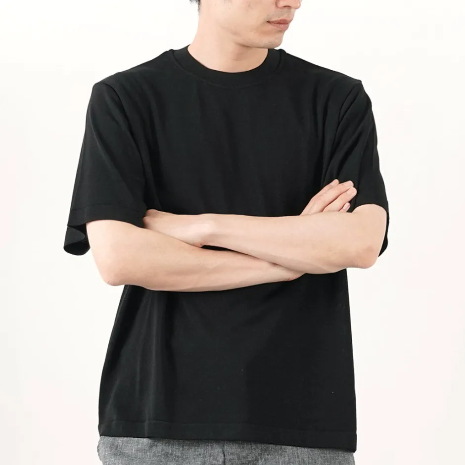 T-Shirts^YONETOMI NEW BASIC / Silk Knit T-Shirt