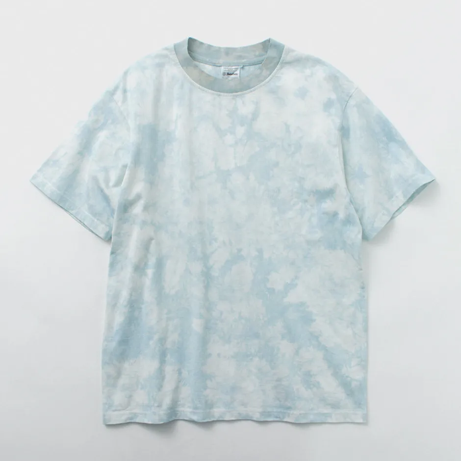 T-Shirts^YONETOMI NEW BASIC / Yonetomi×Watanabes garment dye T-shirt lightblue